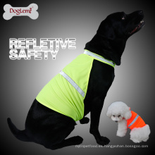 Chaleco Reflectante para Mascotas Chaleco de seguridad de Caza para Perro Chaqueta Chaleco de Alta Visivilidad Color de Neón